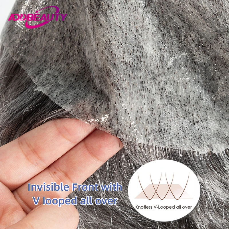 Thin Skin Men Toupee Indian Human Hair Wigs With Knots Invisible Natural Hairline Indian Hair System Units Male Hair Prosthesis