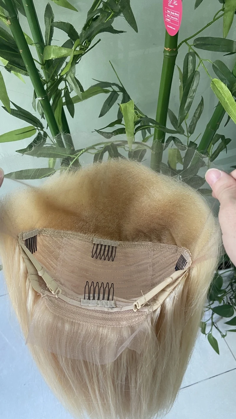Real HD Lace 613 Blonde 13x6 13x4 Lace Full Frontal HD 5x5 Closure Wig Invisible Melt Skin Lace 100% Human Hair Wigs Queen Hair