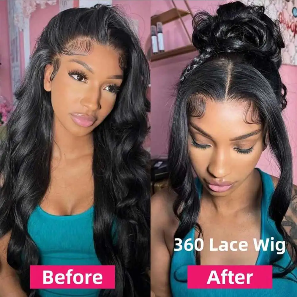 Invisi Strap Snug Fit 360 Full Lace Wig HD Transparent Lace Frontal Body Wave Glueless Human Hair Ready To Wear Wig