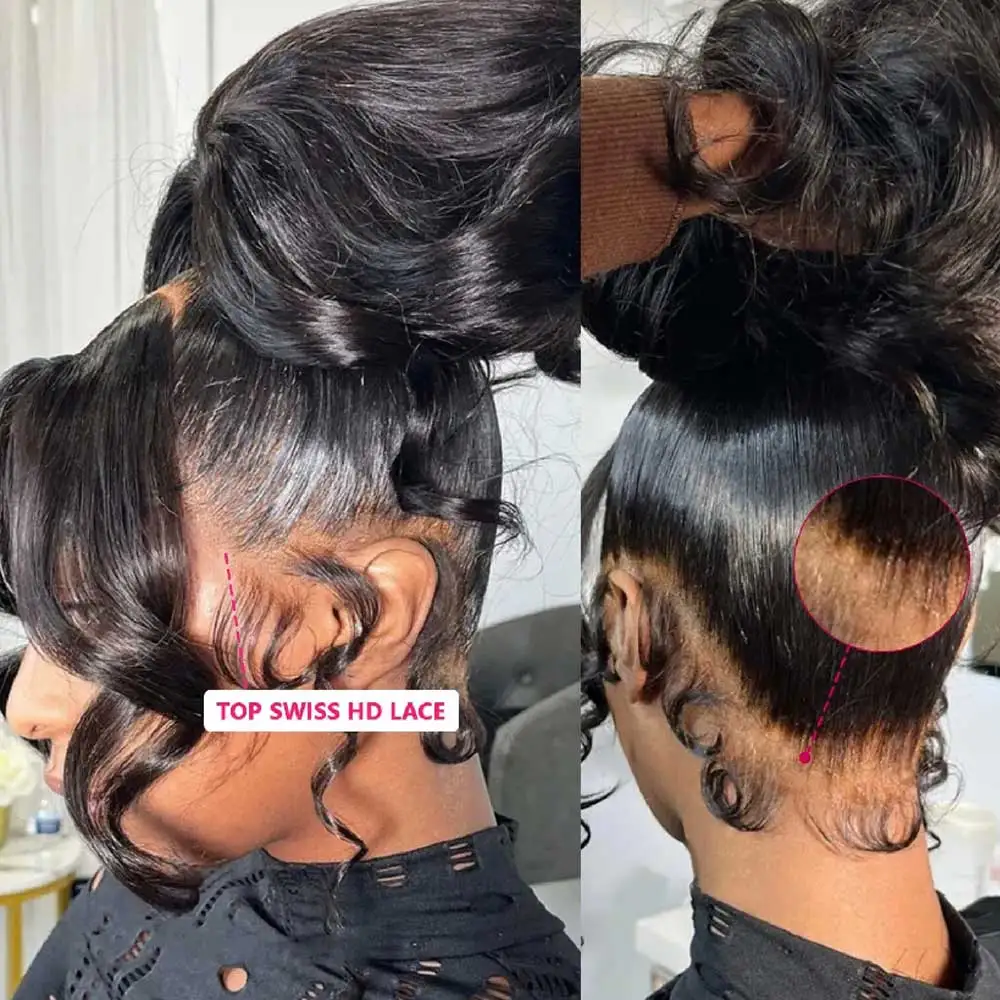 Invisi Strap Snug Fit 360 Full Lace Wig HD Transparent Lace Frontal Body Wave Glueless Human Hair Ready To Wear Wig
