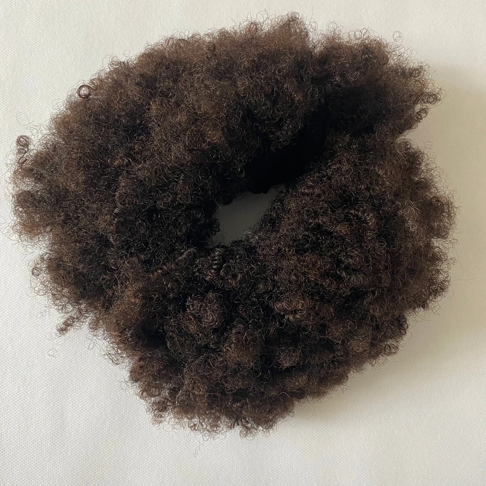 Raw Human Hair Weave Fluffy Bundles Deal Double Drawn Afro Kinky Curly Bundles Natural Black Remy Wavy Hair Extensions 3Bundles