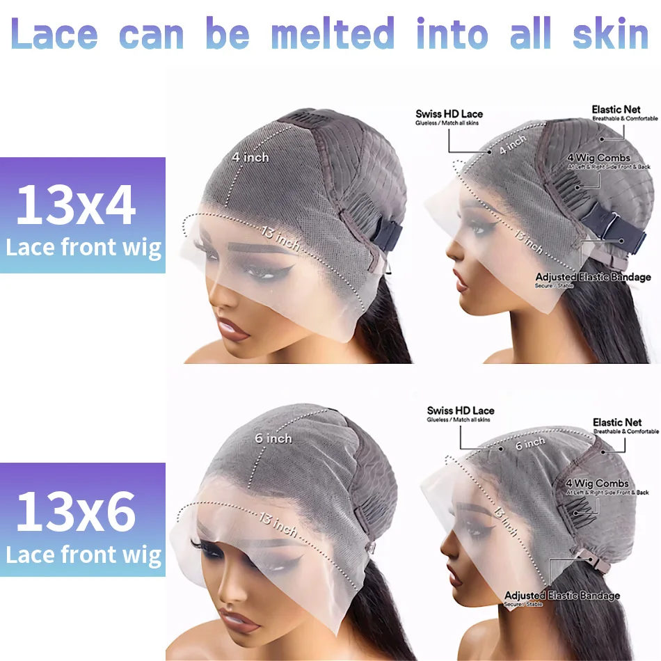 210 Density 99J Burgundy 13x6 HD Transparent Lace Frontal Human Hair Wigs Brazilian Colored 30 46 Inch Body Wave 13x4 Lace Front Wig Pre Plucked With Baby Hair For Women