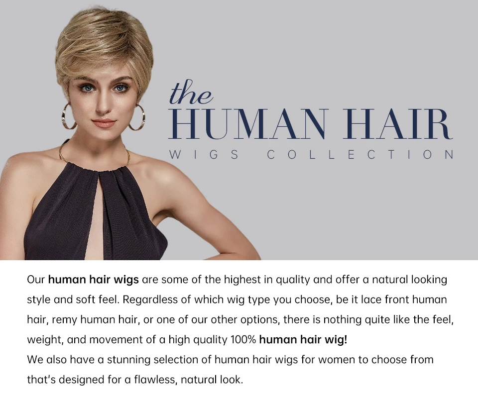 Ombre Golden Brown 100% Remy Human Hairs for Women Natural Daily Straight 12inch Short Human Hair Wigs with Bangs Heat Resistant