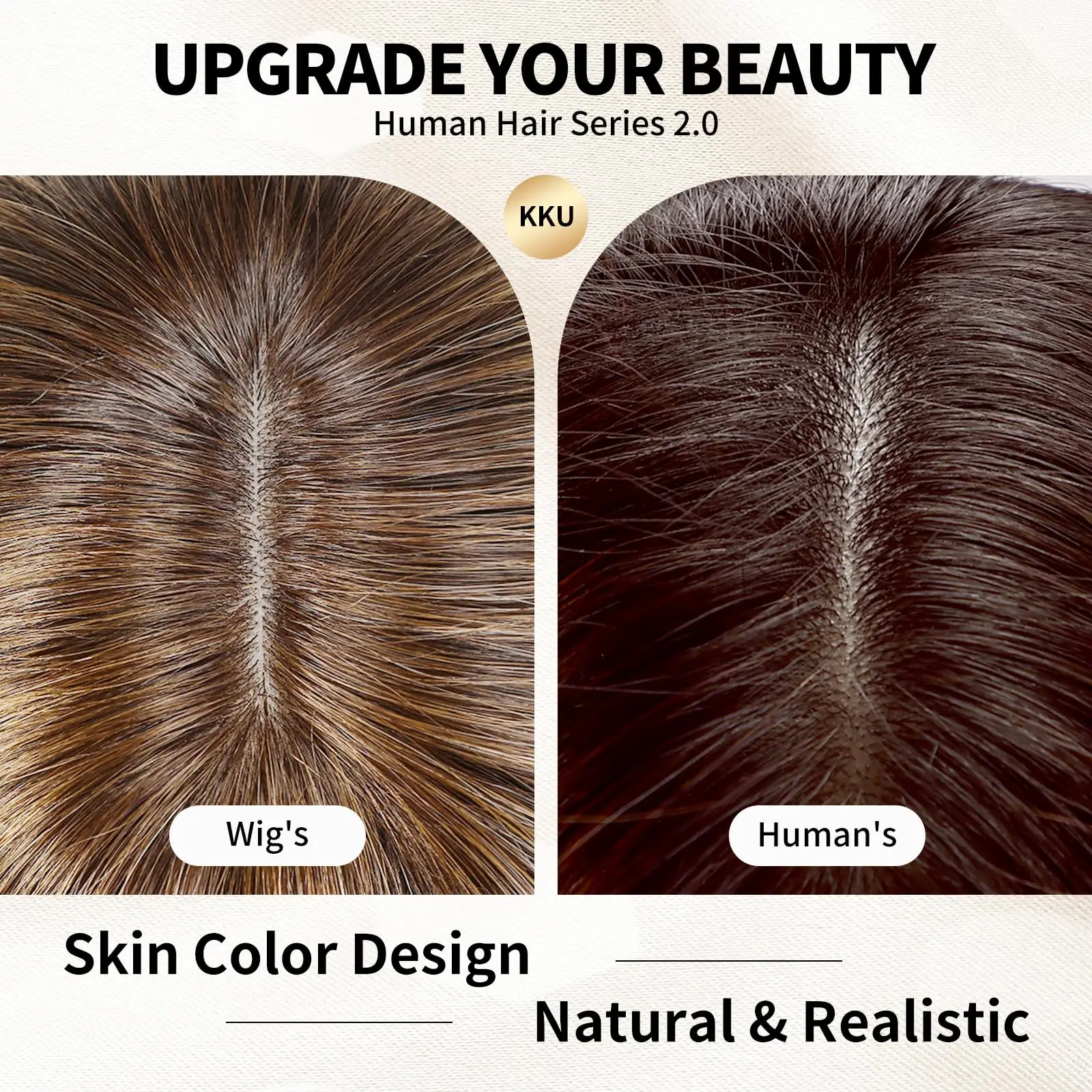 Ombre Golden Brown 100% Remy Human Hairs for Women Natural Daily Straight 12inch Short Human Hair Wigs with Bangs Heat Resistant