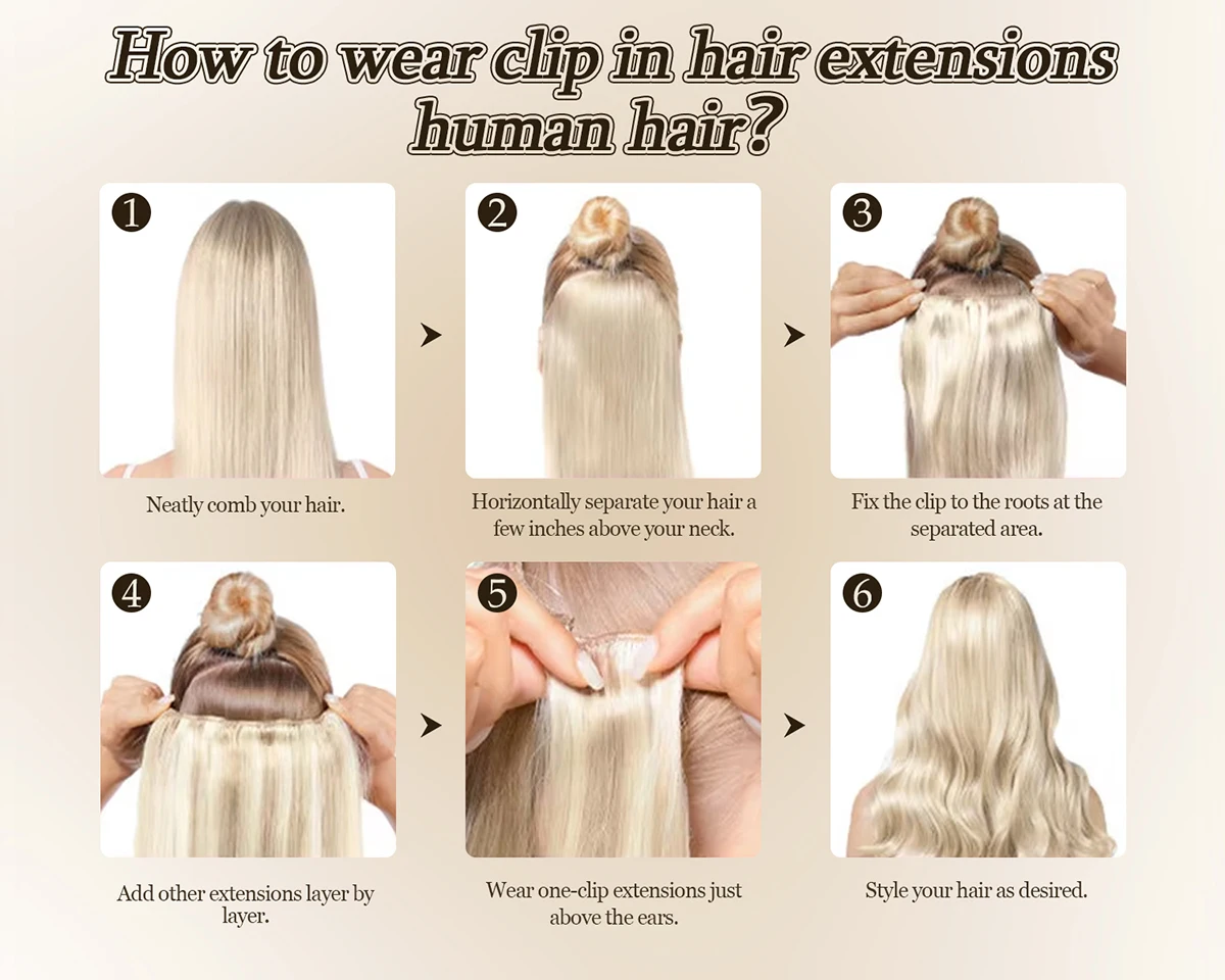 Invisible PU Clip In Hair Extension Human Hair Injected PU Tape Weft Clip in Extension 7Pcs/set 12-24inch 100G 120G Clip On Hair