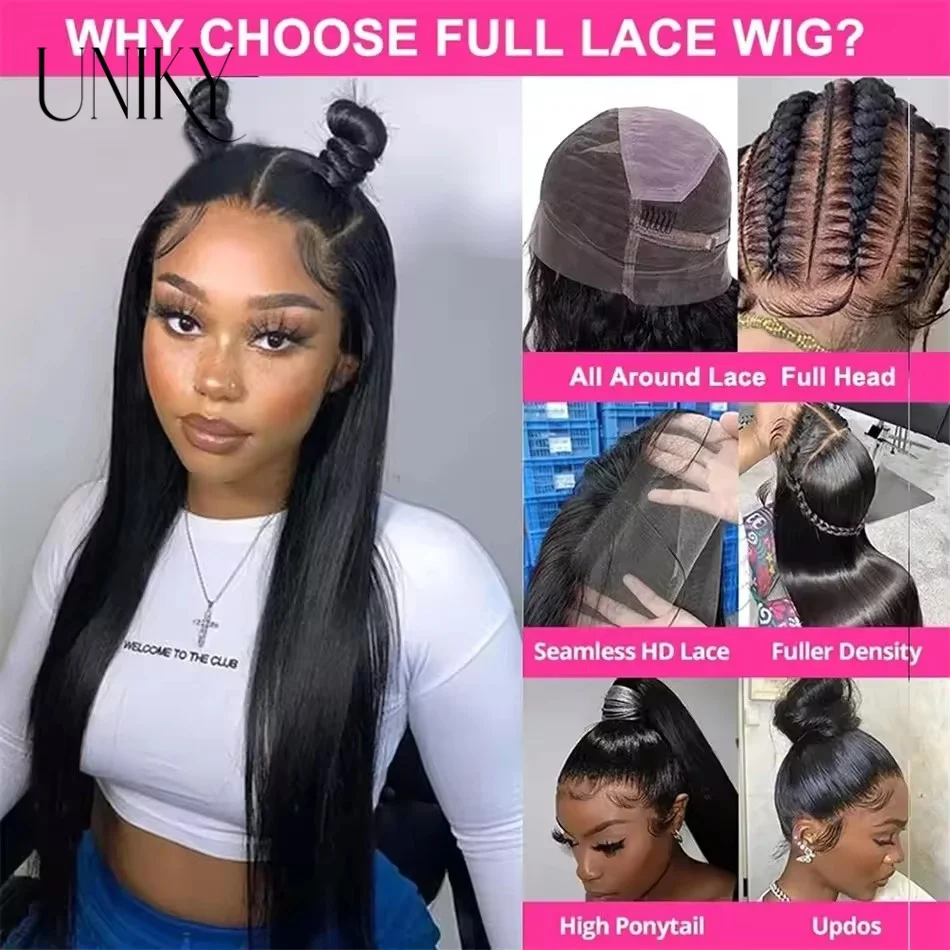 360 Full Lace Transparent Wig Brazilian Bone Straight 13x4 13x6 Hd Lace Front Wigs Pure Full Lace Wig Remy Human Hair For Women