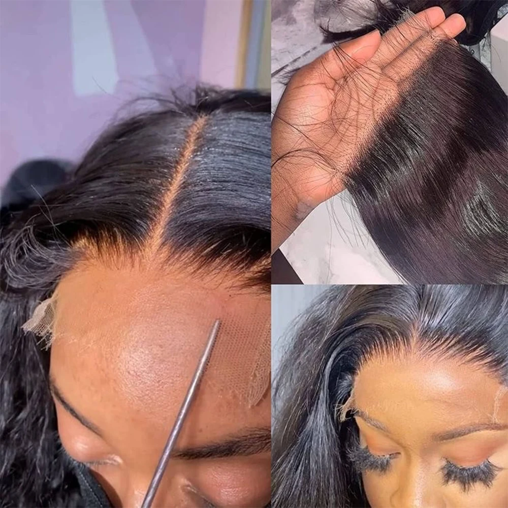 HiEbony HD Lace Closure Only Straight 5x5 6x6 7x7 Melt Skin HD Lace Closure 100% Human Hair Thick HD Lace Closure Pre-Plucked