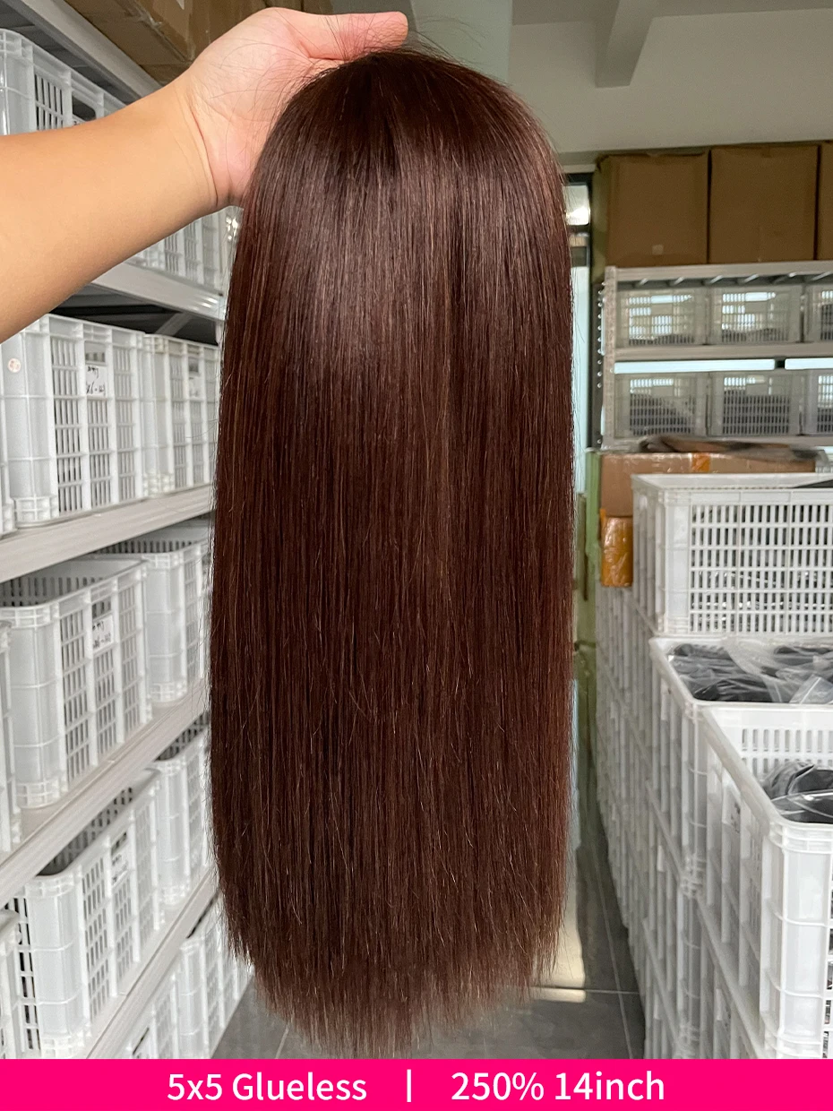 Vietnamese Glueless Wigs 100%human Hair Quality 5x5 Lace Closure Ready to Wear Wig 250 Density 13x6 13x4 Lace Frontal Bob Wig #2
