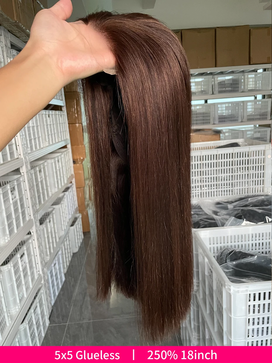 Vietnamese Glueless Wigs 100%human Hair Quality 5x5 Lace Closure Ready to Wear Wig 250 Density 13x6 13x4 Lace Frontal Bob Wig #2
