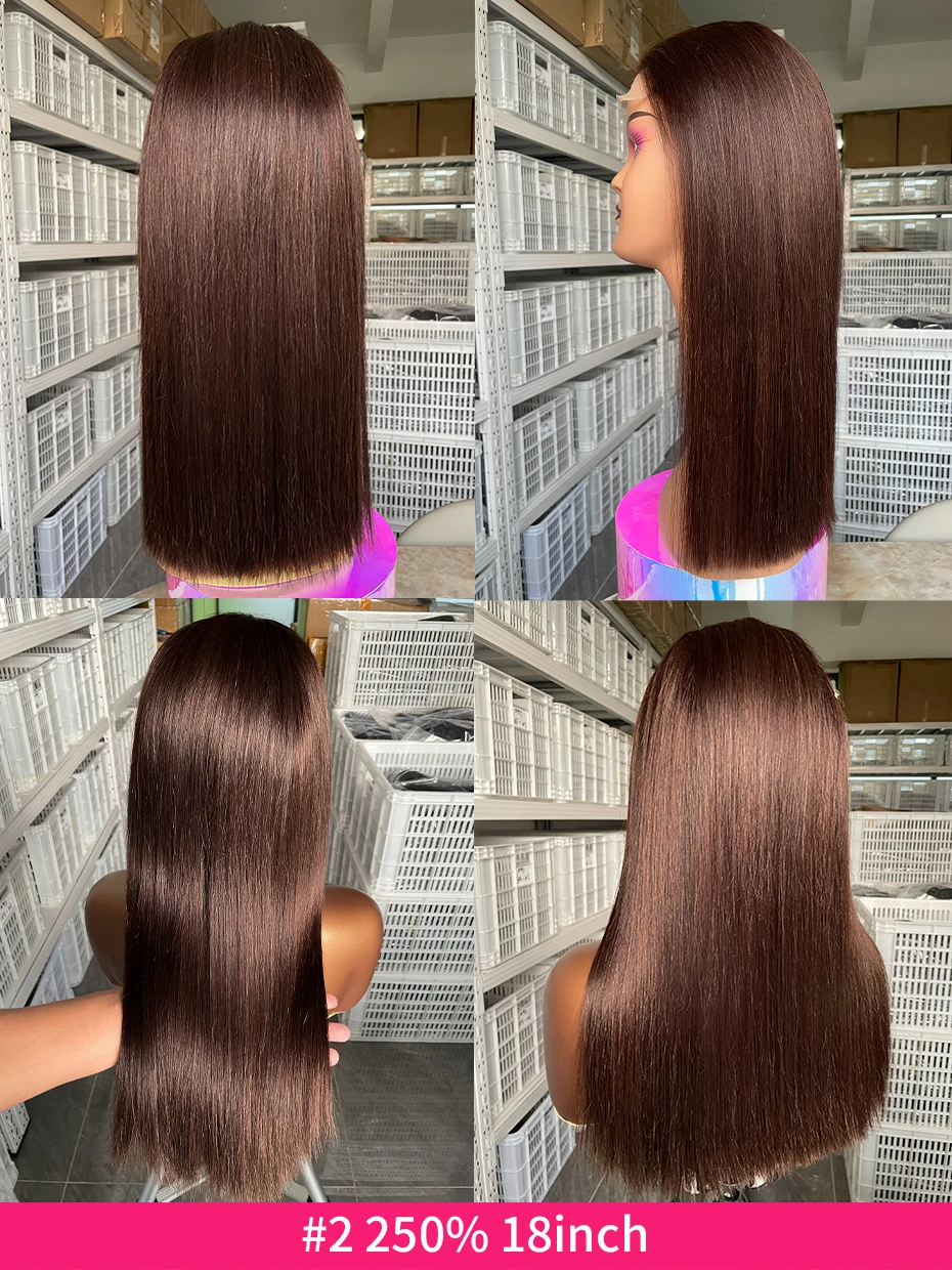Vietnamese Glueless Wigs 100%human Hair Quality 5x5 Lace Closure Ready to Wear Wig 250 Density 13x6 13x4 Lace Frontal Bob Wig #2