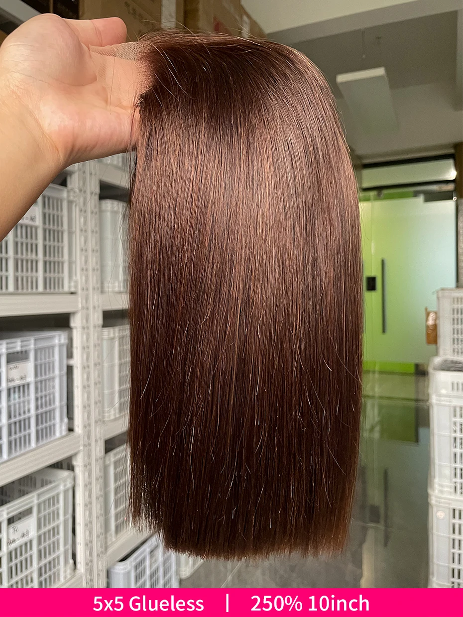 Vietnamese Glueless Wigs 100%human Hair Quality 5x5 Lace Closure Ready to Wear Wig 250 Density 13x6 13x4 Lace Frontal Bob Wig #2