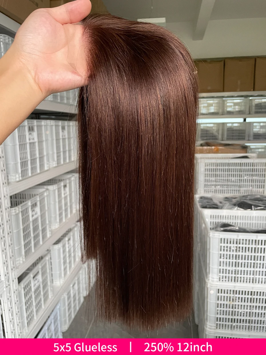 Vietnamese Glueless Wigs 100%human Hair Quality 5x5 Lace Closure Ready to Wear Wig 250 Density 13x6 13x4 Lace Frontal Bob Wig #2