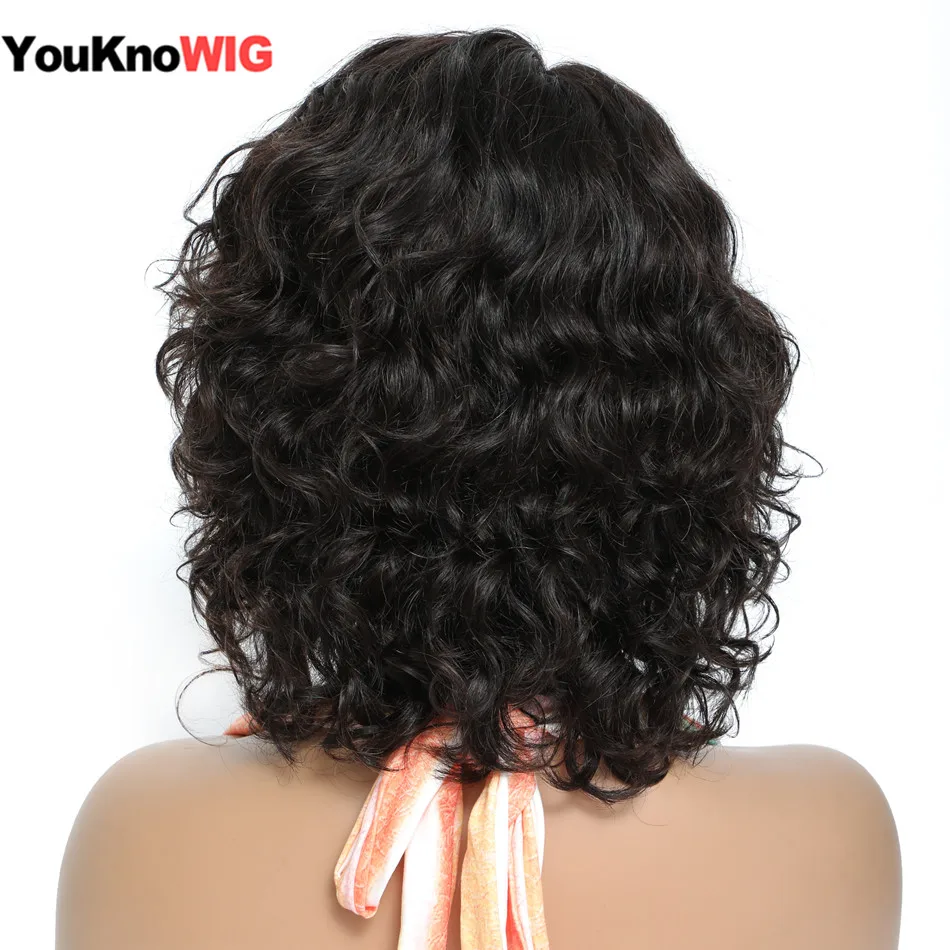 Natural Body Wave Lace Front Wig Short Bob Wigs For Women Human Hair 13x1 HD Lace Frontal Wigs Brazilian Remy Hair Women's Wigs