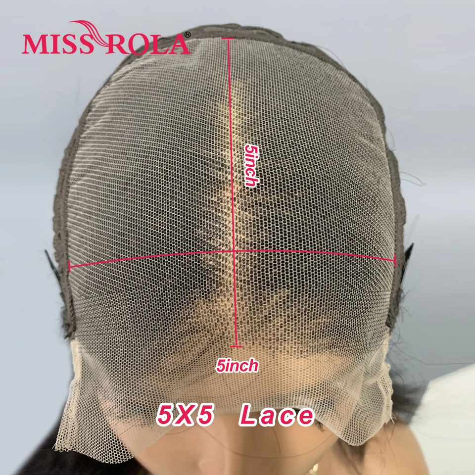 Miss Rola 12A Remy 5X5&13X4 Bouncy Curly Pixie Cut Lace Front Human Hair Wigs Transparent Lace Brazilian Hair Wig 99J Highlight