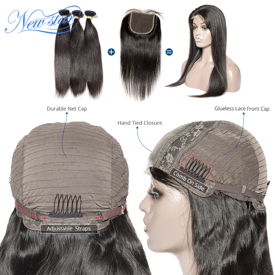 New Star Brazilian Natural Wave Virgin Human Hair 3 Bundle Thick Extension Intact Cuticle Unprocessed Water wave Hair Weaving