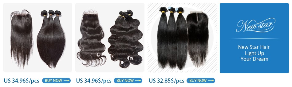 New Star Brazilian Natural Wave Virgin Human Hair 3 Bundle Thick Extension Intact Cuticle Unprocessed Water wave Hair Weaving