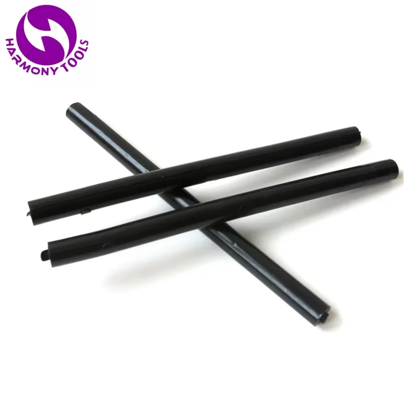 20 Pieces 110mm*180mm Italian Keratin Hotmelt Glue Sticks for Pre Bonded Tip Hair Extensions ( Black, Transparent )