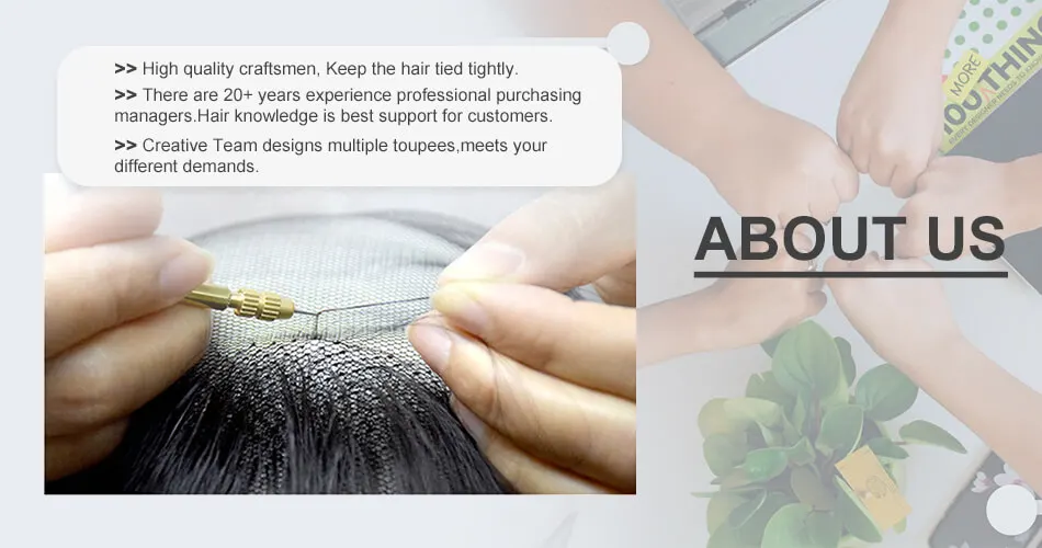 V-Loop Hair Thinnest Skin Male Hair Prosthesis 0.02-0.03mm Clear Poly PU Man Wig Toupee Human Hair Invisible Hair System For Man