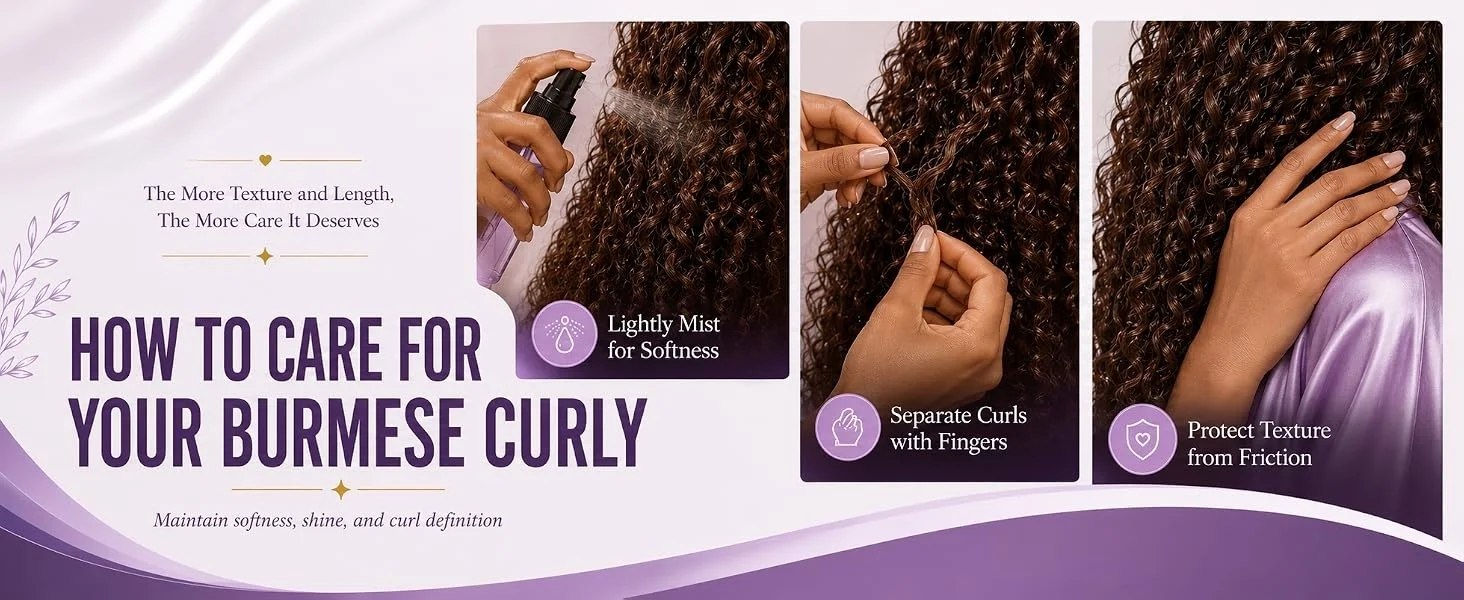 Smilegirl 1/3/4/5 Packs Burmese Curly Feather Crochet Human Hair Boho Braided Knotless Pre-Separated Natural Black Lightweight Reusable Crochet Hair Extensions