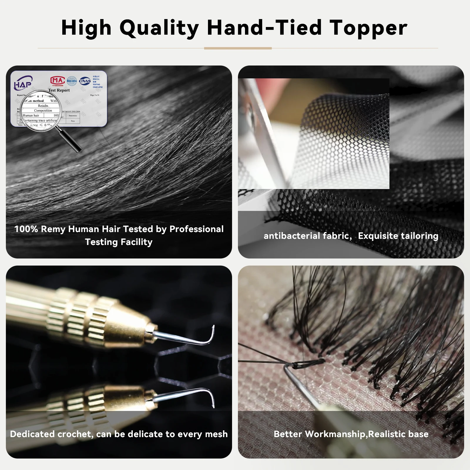 10-Inch Human Hair Topper for Women 6.5x6.5 Inch Silk Base Ombre Blonde with Brown Side-parted Short Bob Hair Topper With Bangs