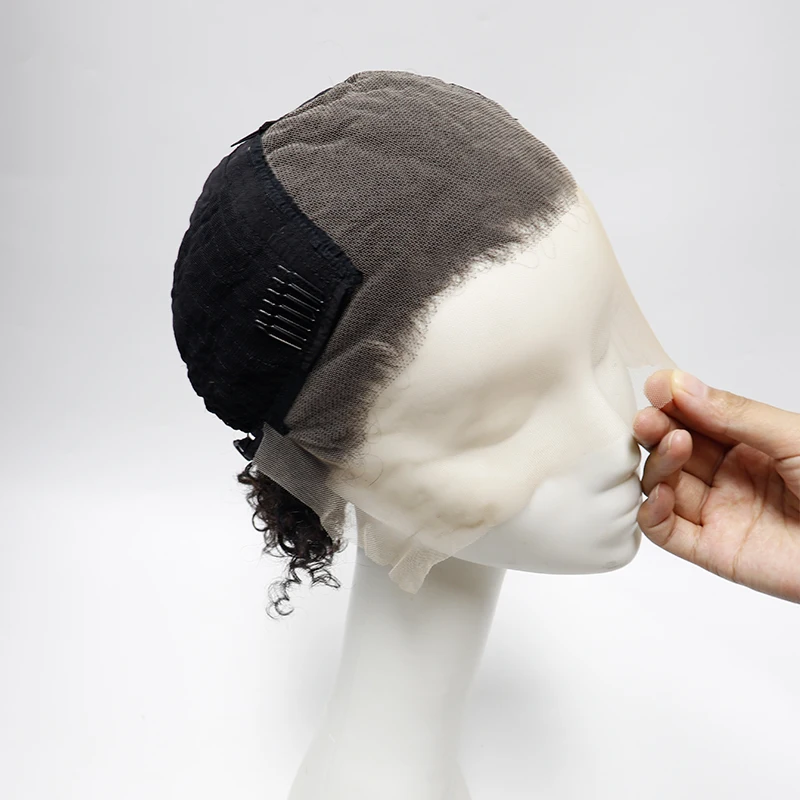 Kinky Edges Natural Hairline Wig Glueless Full Lace Human Hair Wigs Kinky Straight 13x6 Lace Front Human Hair Wigs Curly Baby