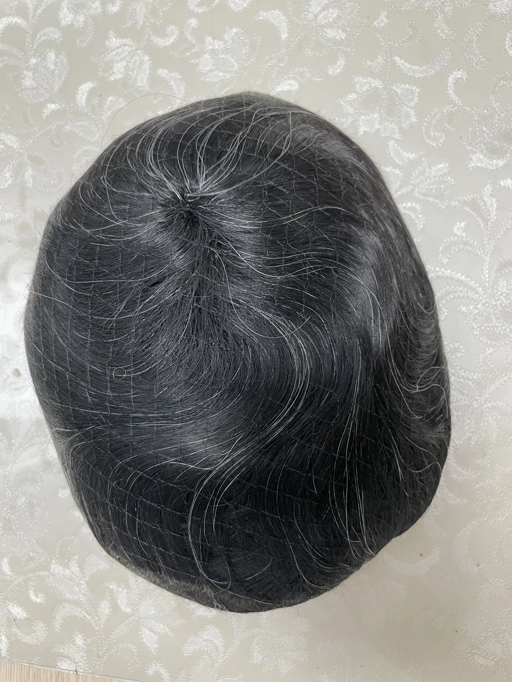 Water Wave Man Toupee Mono NPU Human Hair Wigs 100% Indian Remy Human Hair Durable Hair Prosthesis Curly Hair System Natural