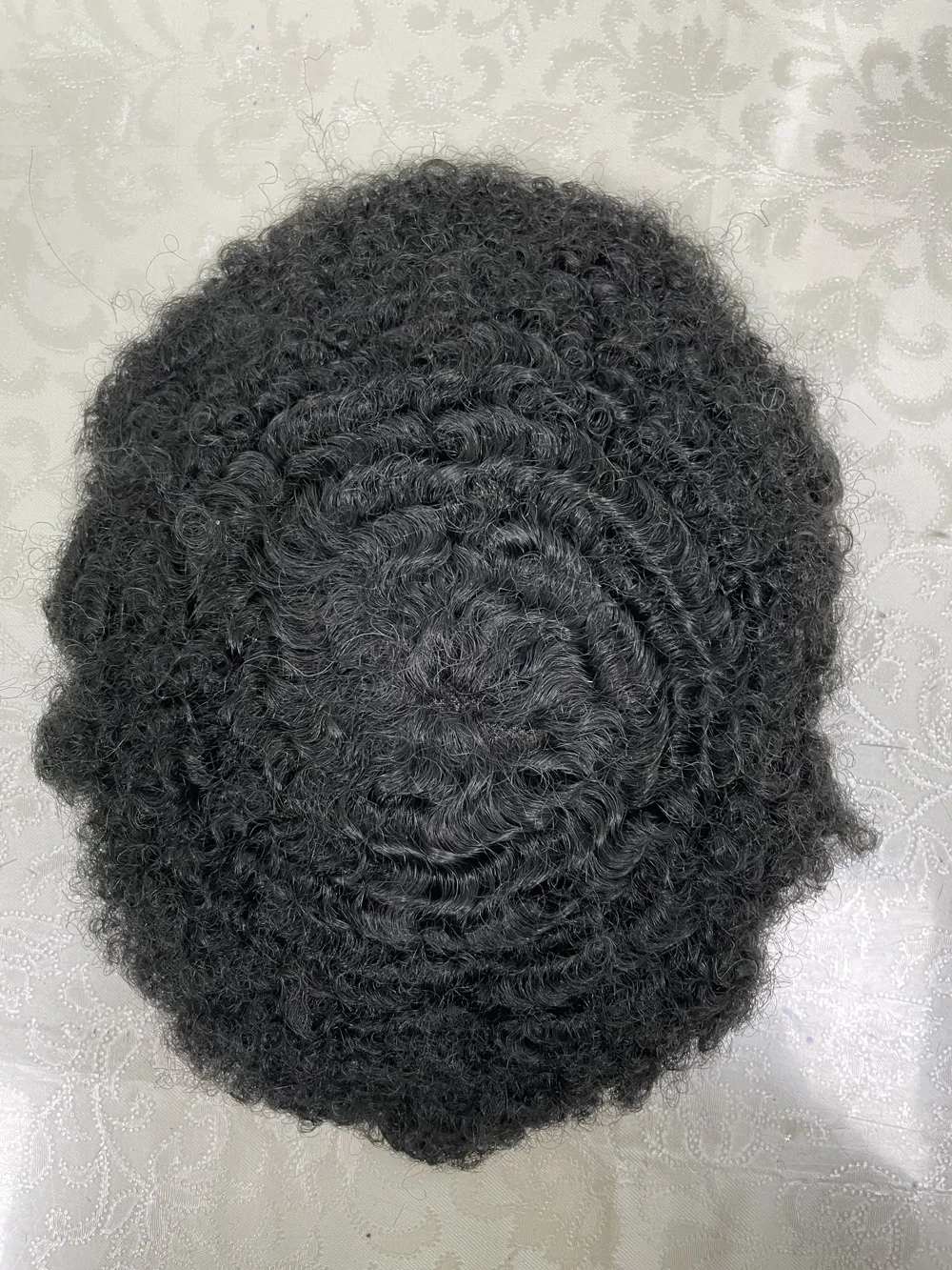 Water Wave Man Toupee Mono NPU Human Hair Wigs 100% Indian Remy Human Hair Durable Hair Prosthesis Curly Hair System Natural