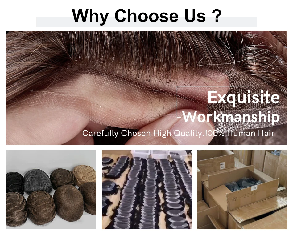 Water Wave Man Toupee Mono NPU Human Hair Wigs 100% Indian Remy Human Hair Durable Hair Prosthesis Curly Hair System Natural