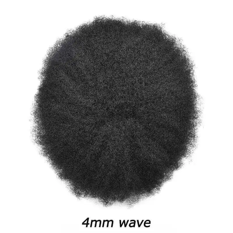 Water Wave Man Toupee Mono NPU Human Hair Wigs 100% Indian Remy Human Hair Durable Hair Prosthesis Curly Hair System Natural