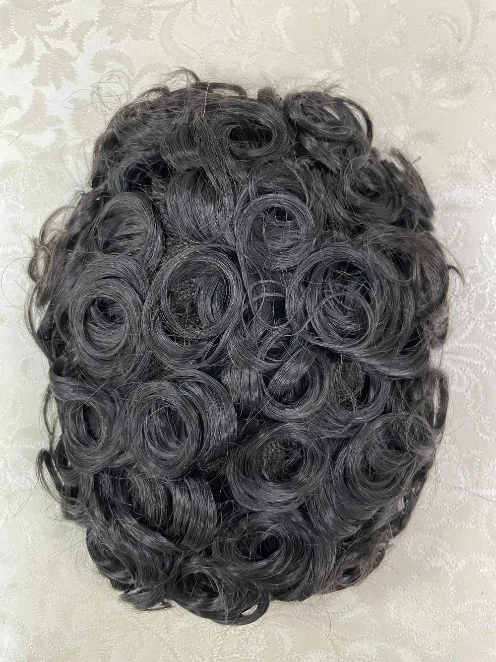 Water Wave Man Toupee Mono NPU Human Hair Wigs 100% Indian Remy Human Hair Durable Hair Prosthesis Curly Hair System Natural