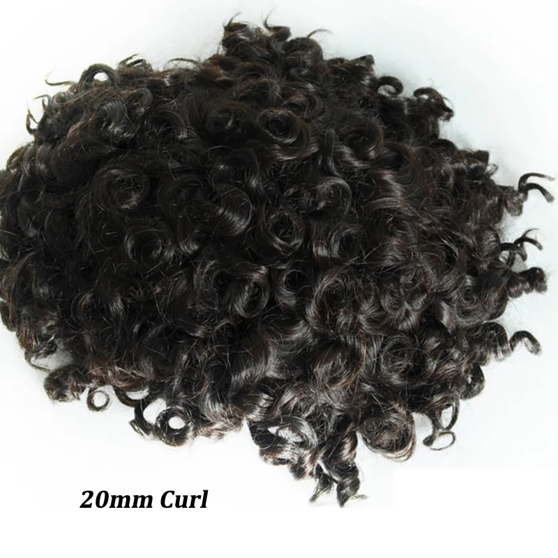 Water Wave Man Toupee Mono NPU Human Hair Wigs 100% Indian Remy Human Hair Durable Hair Prosthesis Curly Hair System Natural