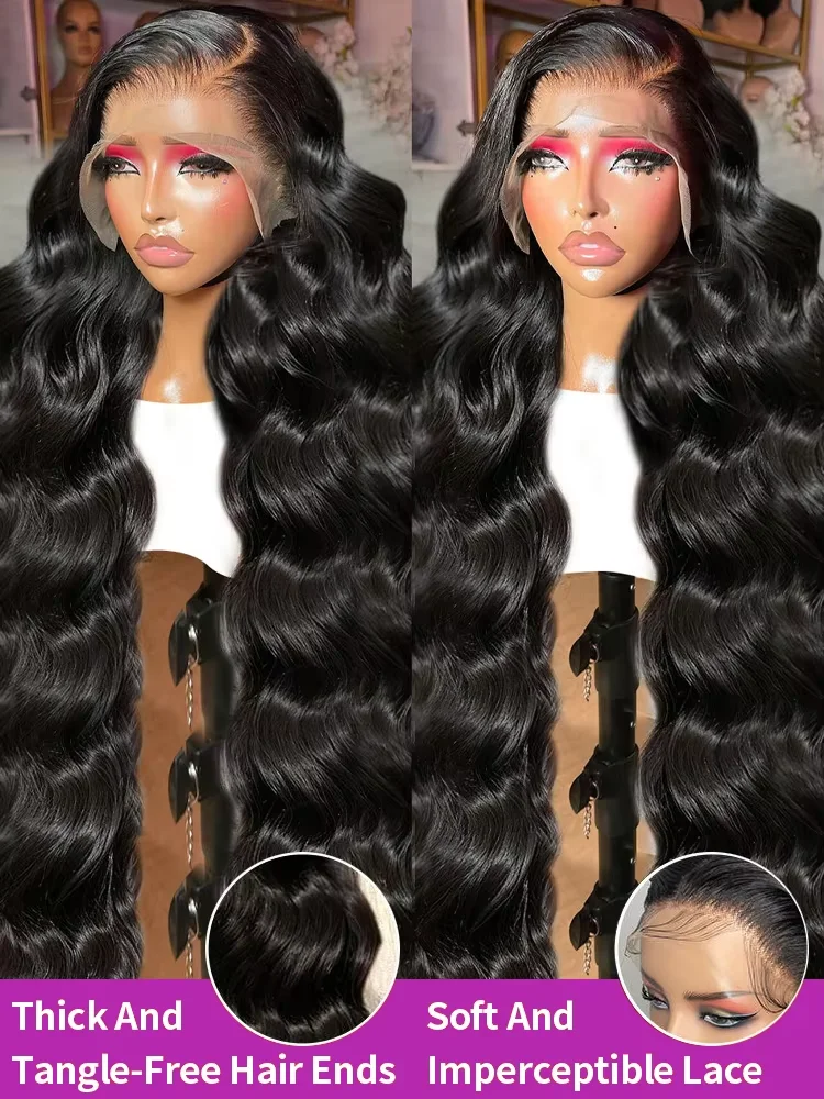 30inch Vietnamese Body Wave 250% Density 13x6 HD Lace Front Human Hair Wigs Raw 13x4 Frontal Wigs Women Glueless Closure Wig