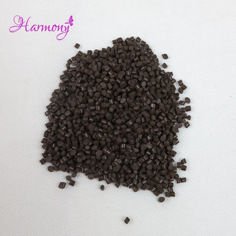 500g/bag Brown 100% Real Italian Keratin Glue Beads Strong Adhesion Grain for I U-Tip Hair Fusion