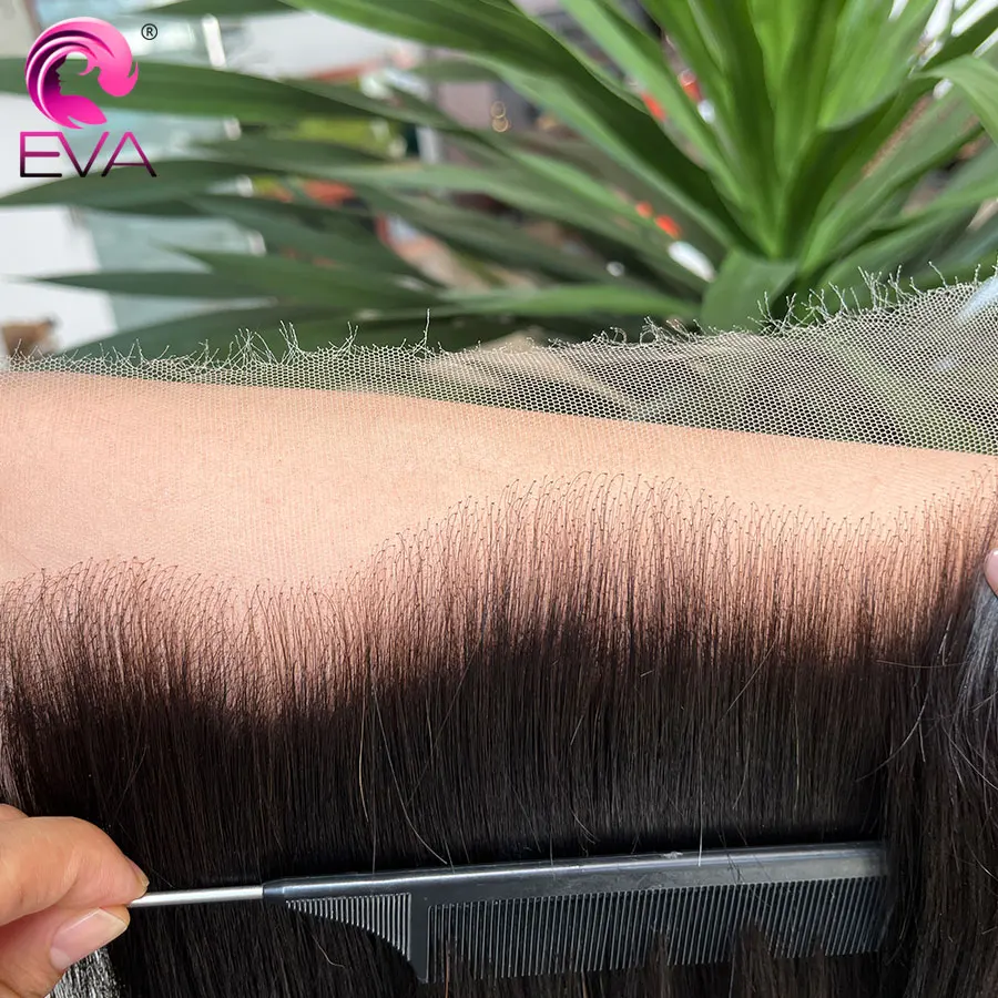Eva Hair 13x4 HD Lace Frontal Closure Straight & Body Wave 100% Human Hair Invisible Real HD Lace Frontal Only Melt Skins Pre Plucked 5x5 HD Lace Closures Deep Parting 2x6 HD Lace Closure Natural Black