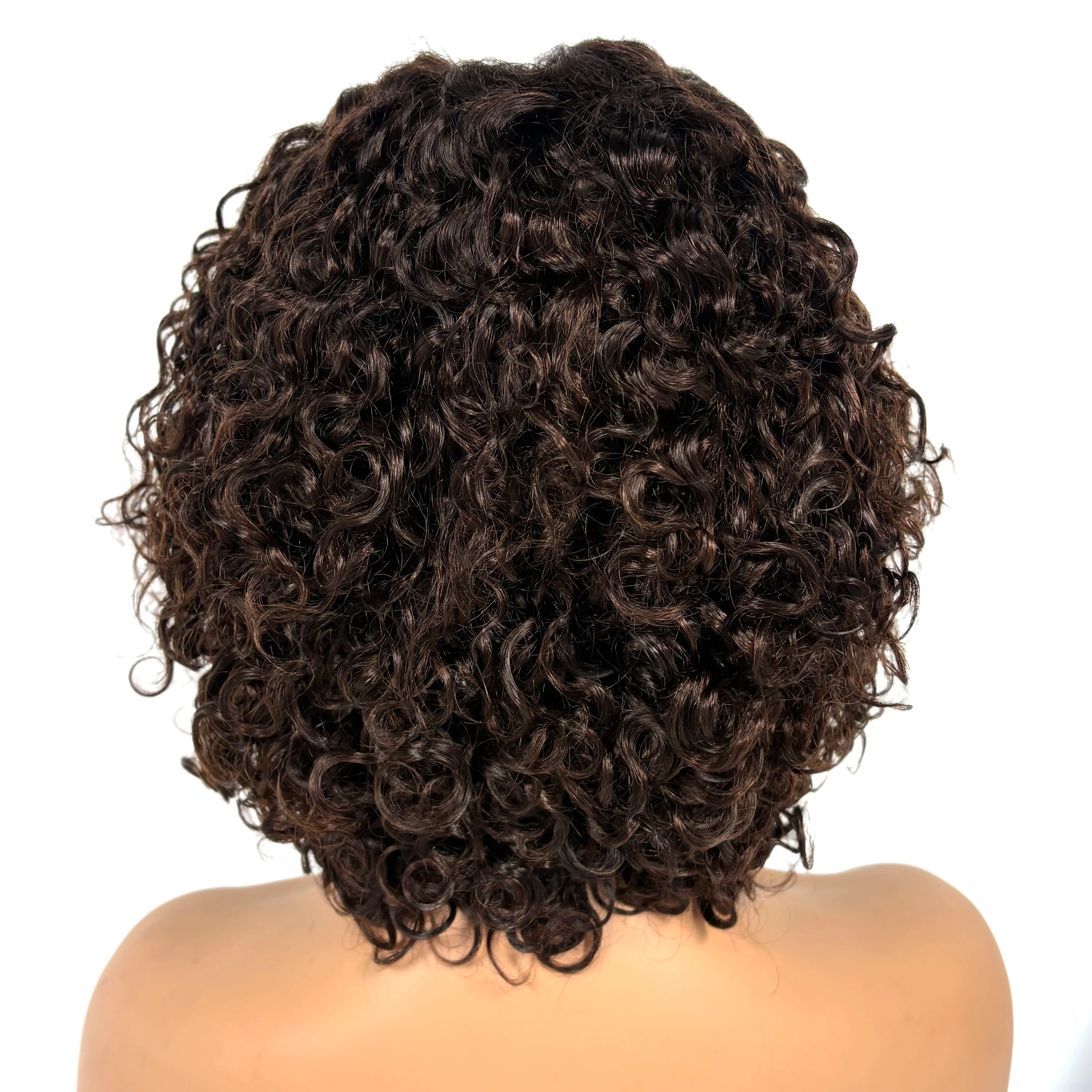 12Inch Colored Kinky Curly Bob Wig Human Hair Wigs 280% 5x5 Transparent Lace Closure Jerry Curly Hair Wigs For Black Women