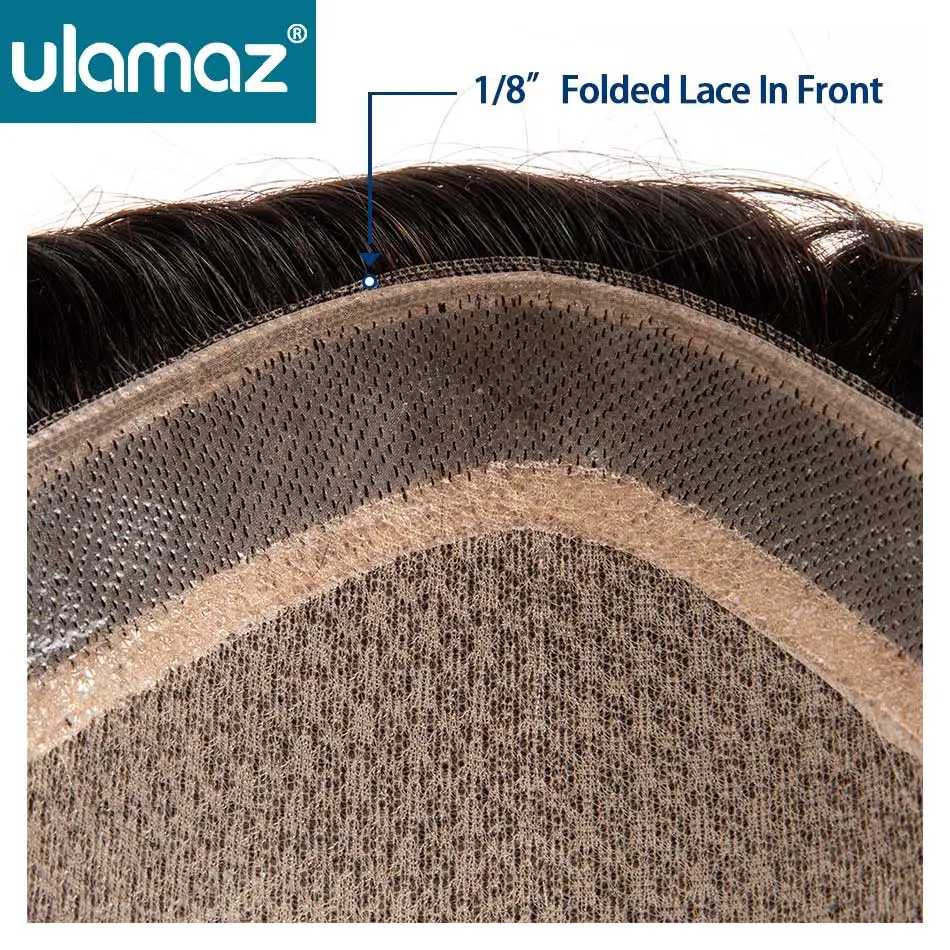Most Durable Men's Wigs Silk Base Male Hair Prosthesis Natural Scalp Hair System For Man Diamond Lace PU Wigs Toupee Human Hair
