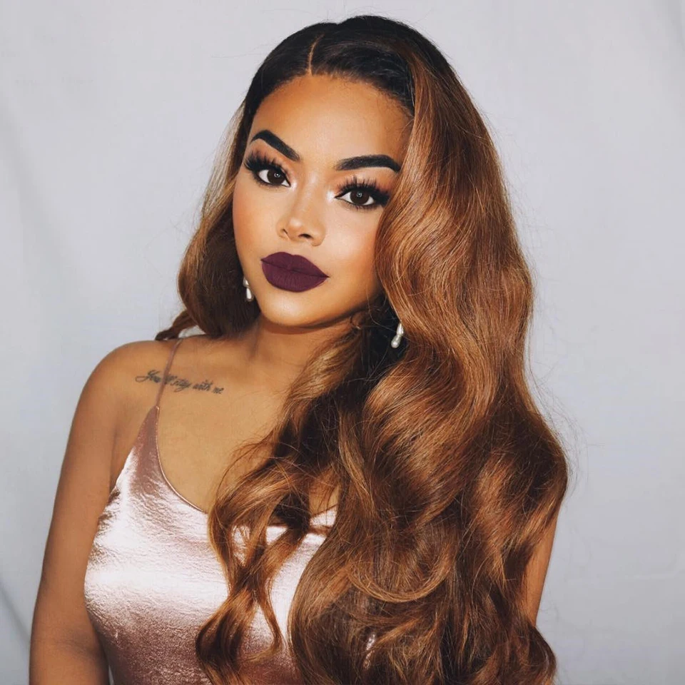1B/27 Ombre Human Hair Wigs Clearance Sale Body Wave HD Lace Front Wigs For Women Honey Blond Glueless 13X4 Lace Frontal Wig180%