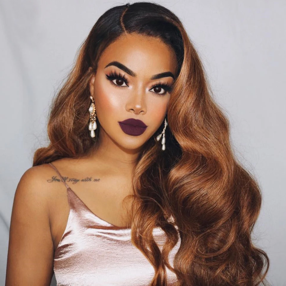 1B/27 Ombre Human Hair Wigs Clearance Sale Body Wave HD Lace Front Wigs For Women Honey Blond Glueless 13X4 Lace Frontal Wig180%