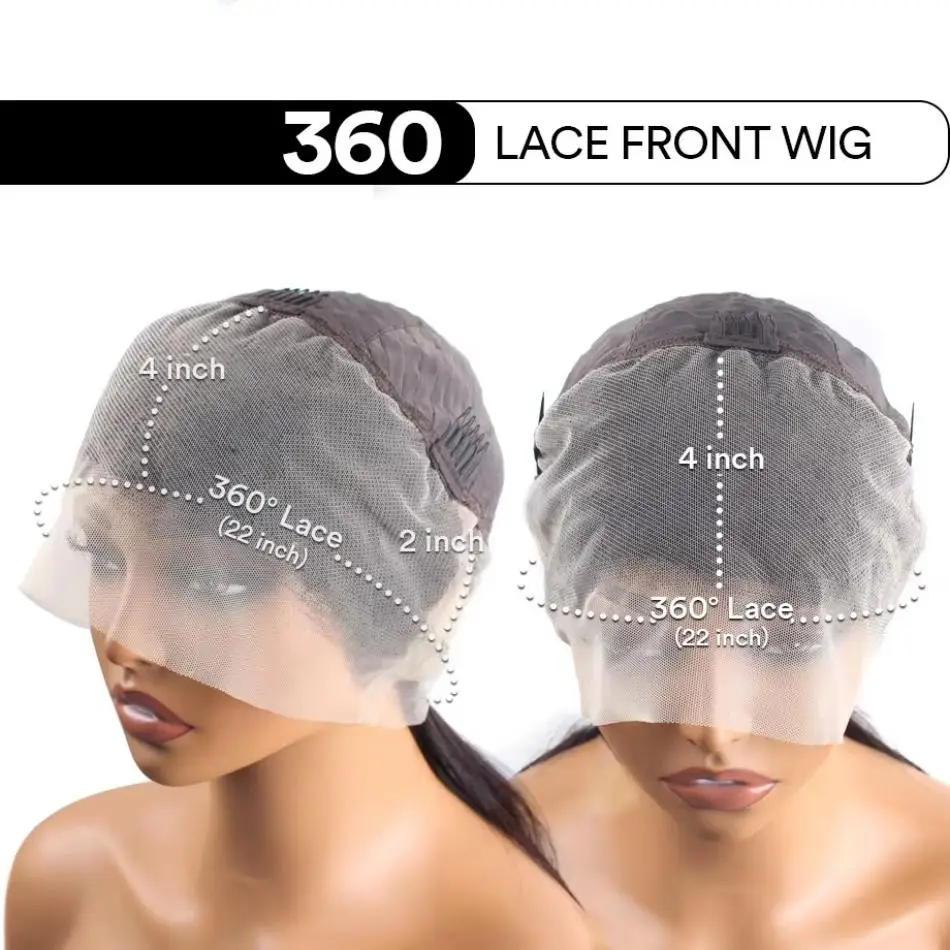 200 Density Invisible Strap Highlight Curly 360 Full Hd Lace Front Wig Honey Blonde Deep Wave Frontal Glueless Wig Human Hair