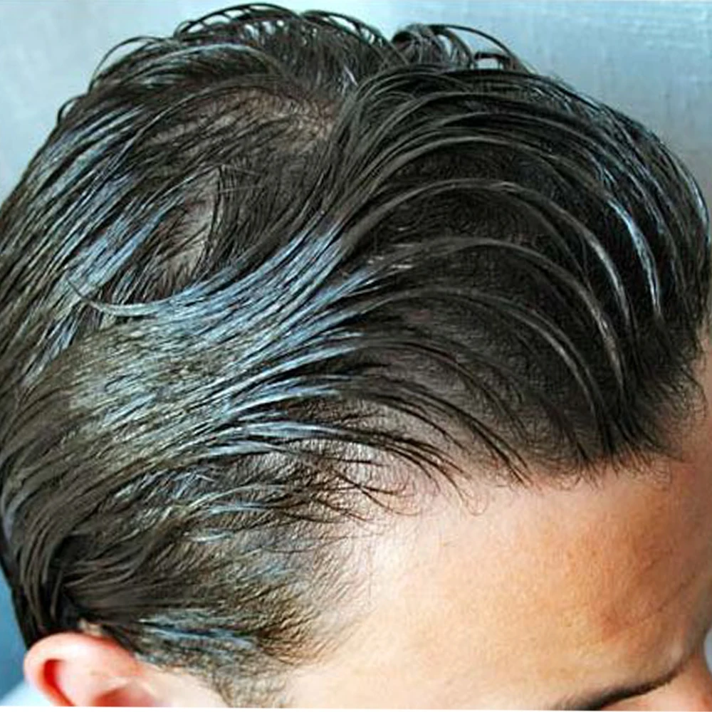 Natural Hairline 1b65 1B80 1b40 Grey Male Remy Human Hair Wigs Replacement Capillary Prosthes Afro Black Old Man Real Hairpieces