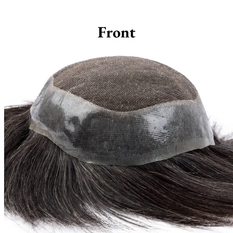 Australia Toupee Men Breathable Swiss Lace PU Base Wigs For Men Natural Hairline Replacement System Unit Male Hair Prosthesis