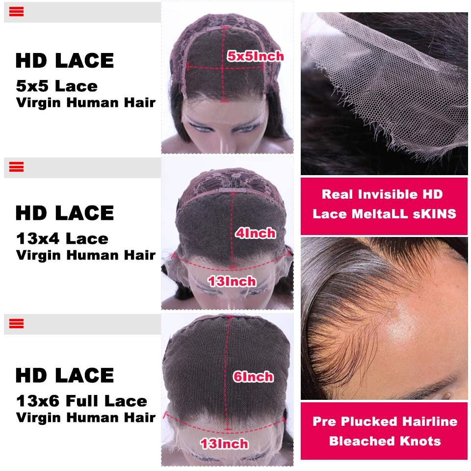 Queen Hair #1 Jet Black Color Burmese Curly Wig Deep Wave 13x6 13x4 Full Frontal 4x4 5x5 6x6 HD Closure 100% Human Raw Hair Wig