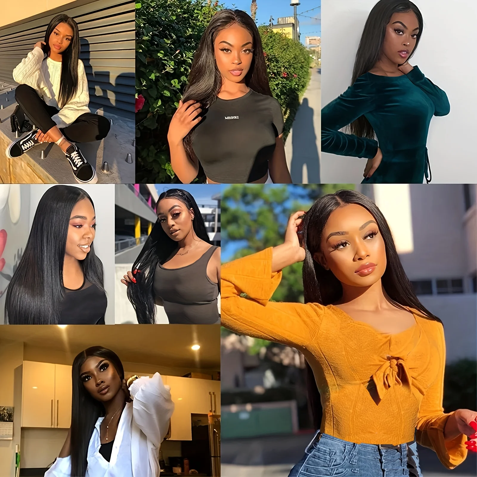 Straight Brazilian Human Hair 3 Bundles with 13x4 Frontal 100% Virgin Hair Natural Hairline Straight Bundles with 4x4 Closure