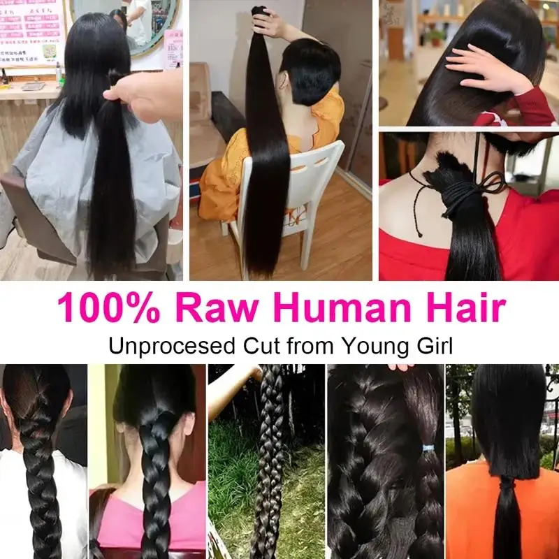 100% Human Hair Double Drawn Kinky Straight Bundles Vietnamese Hair Extensions Yaki Straight Raw Virgin Weave Bundles Human Hair