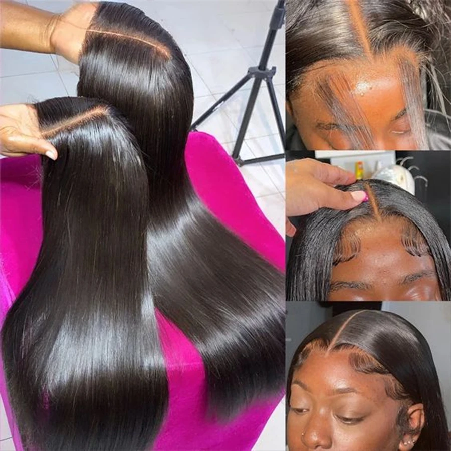 13x4 Straight Human Hair Lace Frontal Wig 12A Virgin Brazilian Hair Wigs for Women Human Hair Wigs on Sale 20-32 inch Wigs