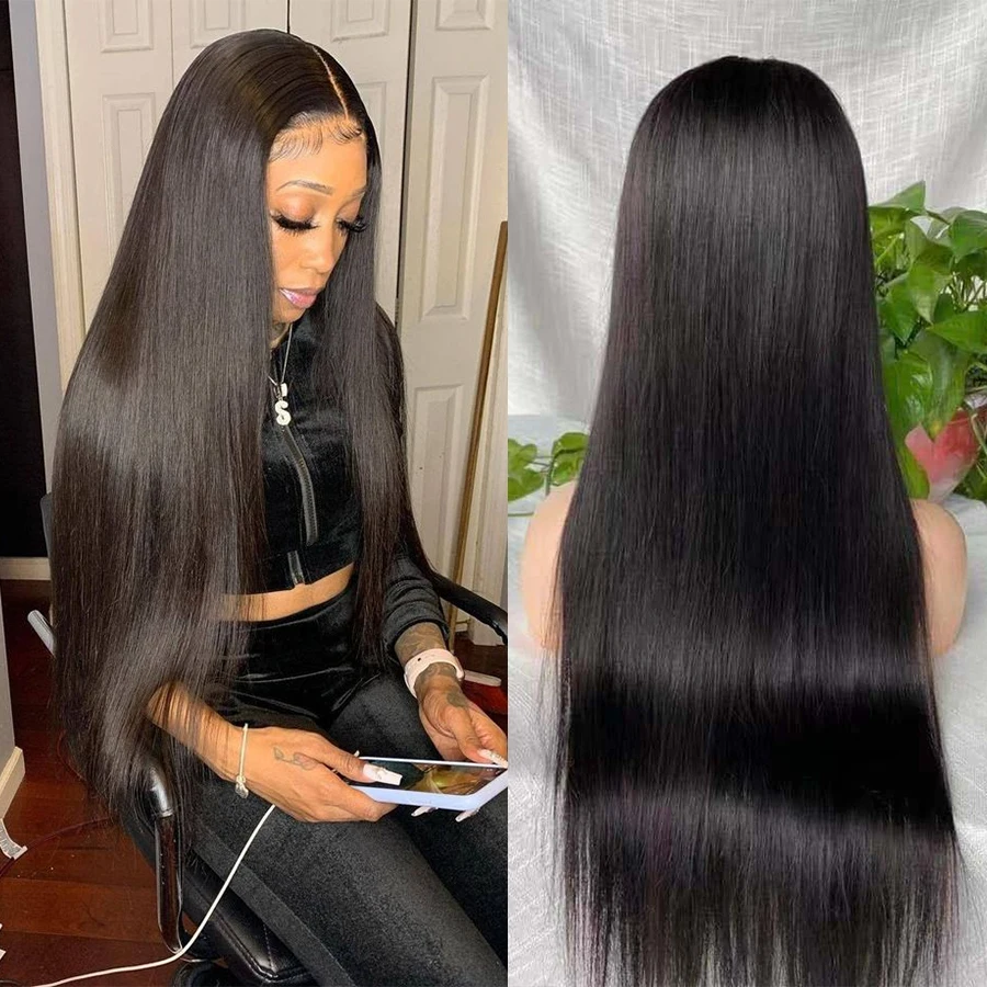 13x4 Straight Human Hair Lace Frontal Wig 12A Virgin Brazilian Hair Wigs for Women Human Hair Wigs on Sale 20-32 inch Wigs