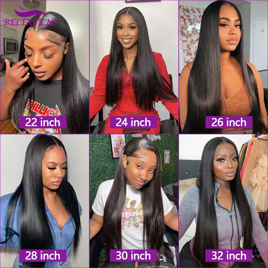 13x4 Straight Human Hair Lace Frontal Wig 12A Virgin Brazilian Hair Wigs for Women Human Hair Wigs on Sale 20-32 inch Wigs