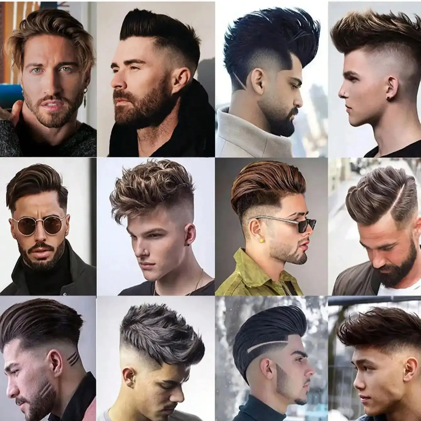 Men‘s Toupee Real Human Hair Hairpiece Injection Thin Skin Invisible Hair Replacement System PU Capillary Prosthesis Hair System