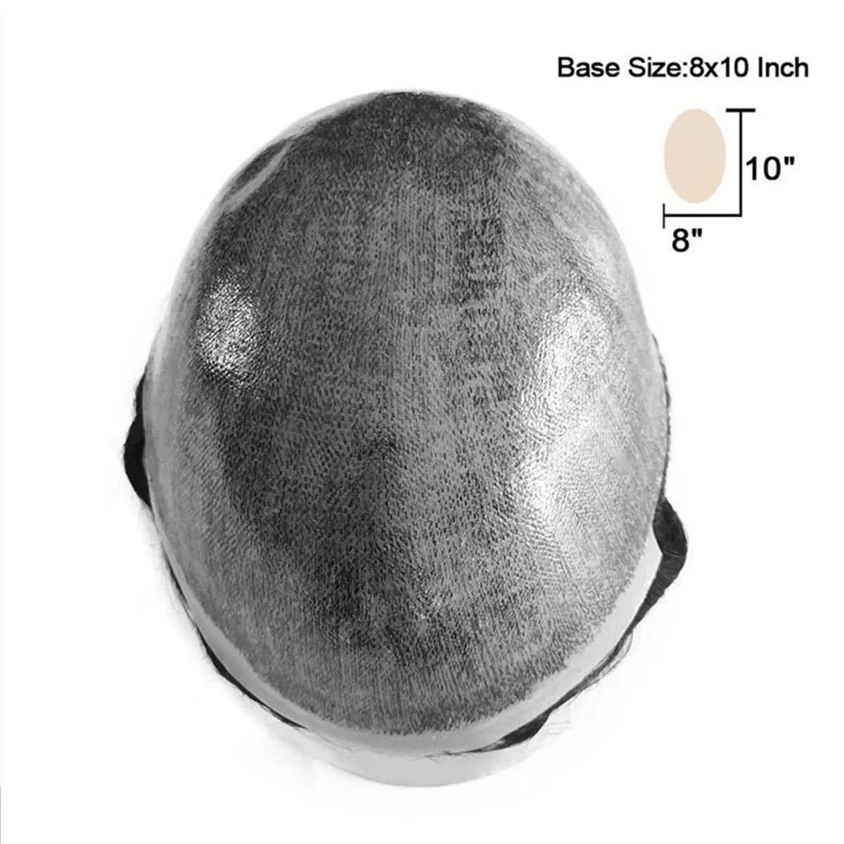 Men‘s Toupee Real Human Hair Hairpiece Injection Thin Skin Invisible Hair Replacement System PU Capillary Prosthesis Hair System