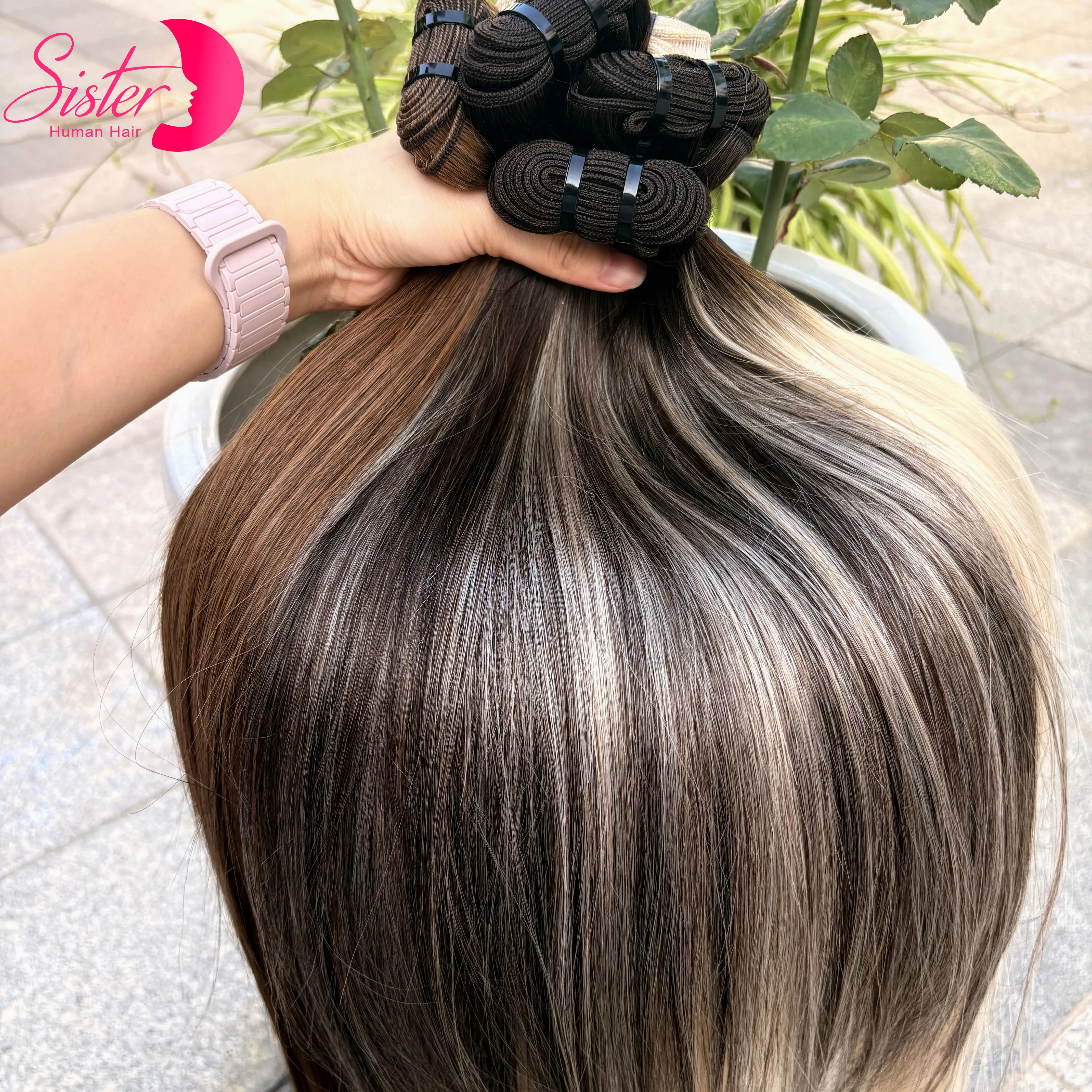 100g/Bundle Straight Human Hair Bundles 15A 100% Raw Vietnamese Human Hair Weft Unprocessed Hair Extensions for Women